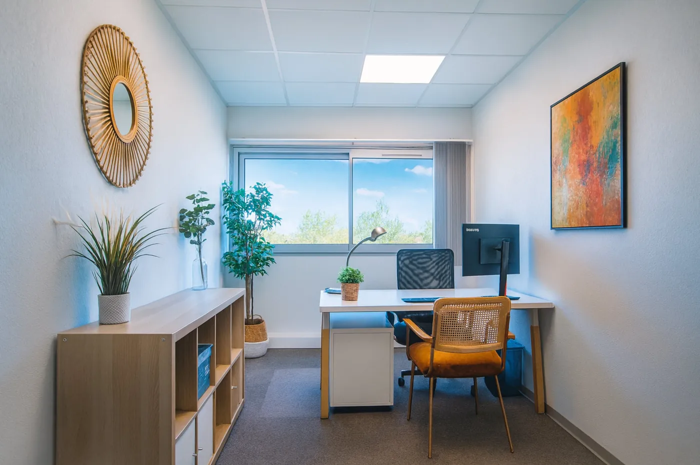 Bureau équipé · Mediastel Montpellier
